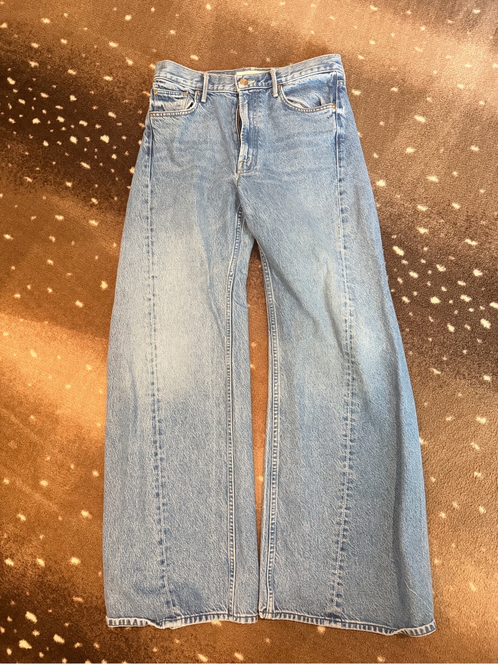 Mother lemon twist wide leg jeans - Picture 2 of 7